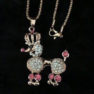 NWOT! Poodle Sweater Necklace